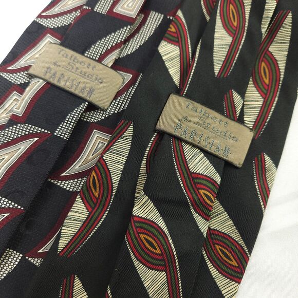 2 Robert Talbott Studio Geometric Shape Silk Mens Ties Made in the USA - Picture 3 of 9